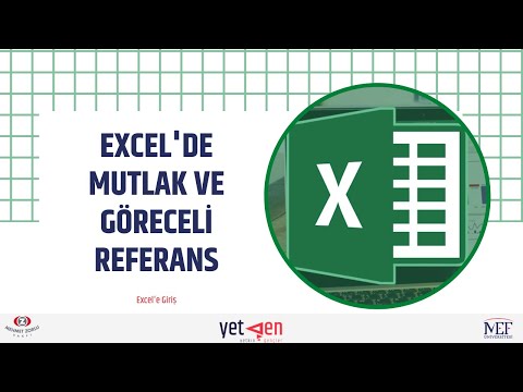 Video: Excel'de referans nasıl yapılır?