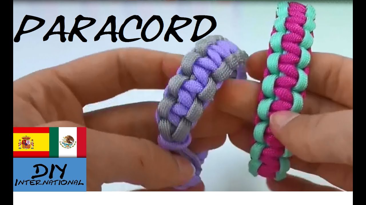 PULSERA PARACORD - TUTORIAL EN ESPAÑOL - DIY