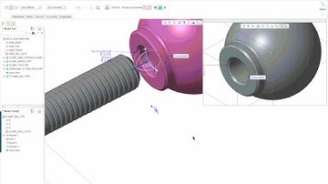 Lesson 8 pt1 Sub-assembly PTC Creo Parametric 3.0