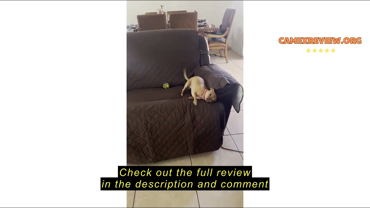 Review KinCam Loveseat Recliner Covers for 2 Seat, 100% Waterproof Reclining Loveseat Covers, Non-Sl