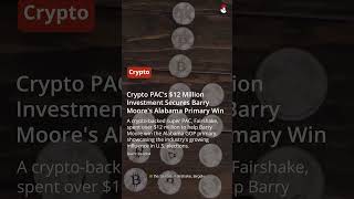Crypto PAC's $12 Million Investment Secures Barry Moore's Alabama Primary Win #shorts