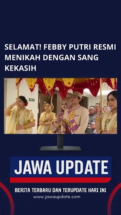 Bikin pangling, inilah penampilan Febby Putri saat menikah