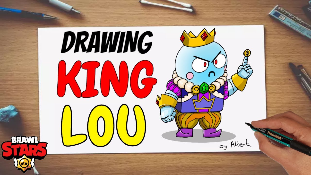 King Lou Brawl Stars Drawing Shorts Youtube