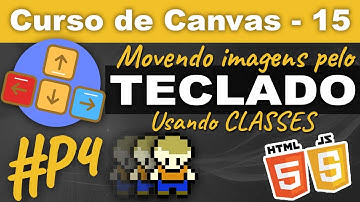 Movendo imagens no canvas pelo teclado usando classes #P4 [Canvas] - Curso de Canvas - Aula 15