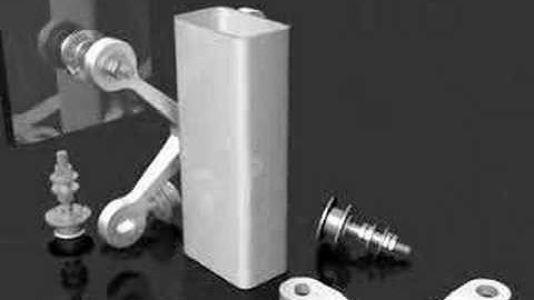 Novum Structures System Animation - PSG-Point Supported Glas