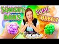 Cómo hacer PELOTAS ANTIESTRES de SLIME y ORBEEZ | DIY SLIME and ORBEEZ Stress Balls