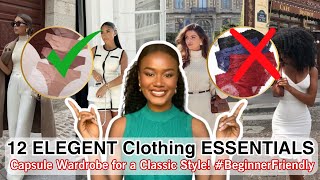 How to Build a HIGH-VALUE Wardrobe ON A BUDGET: 12 Chic Tips | WORDROBE ESSENTIALS YOU NEED✨