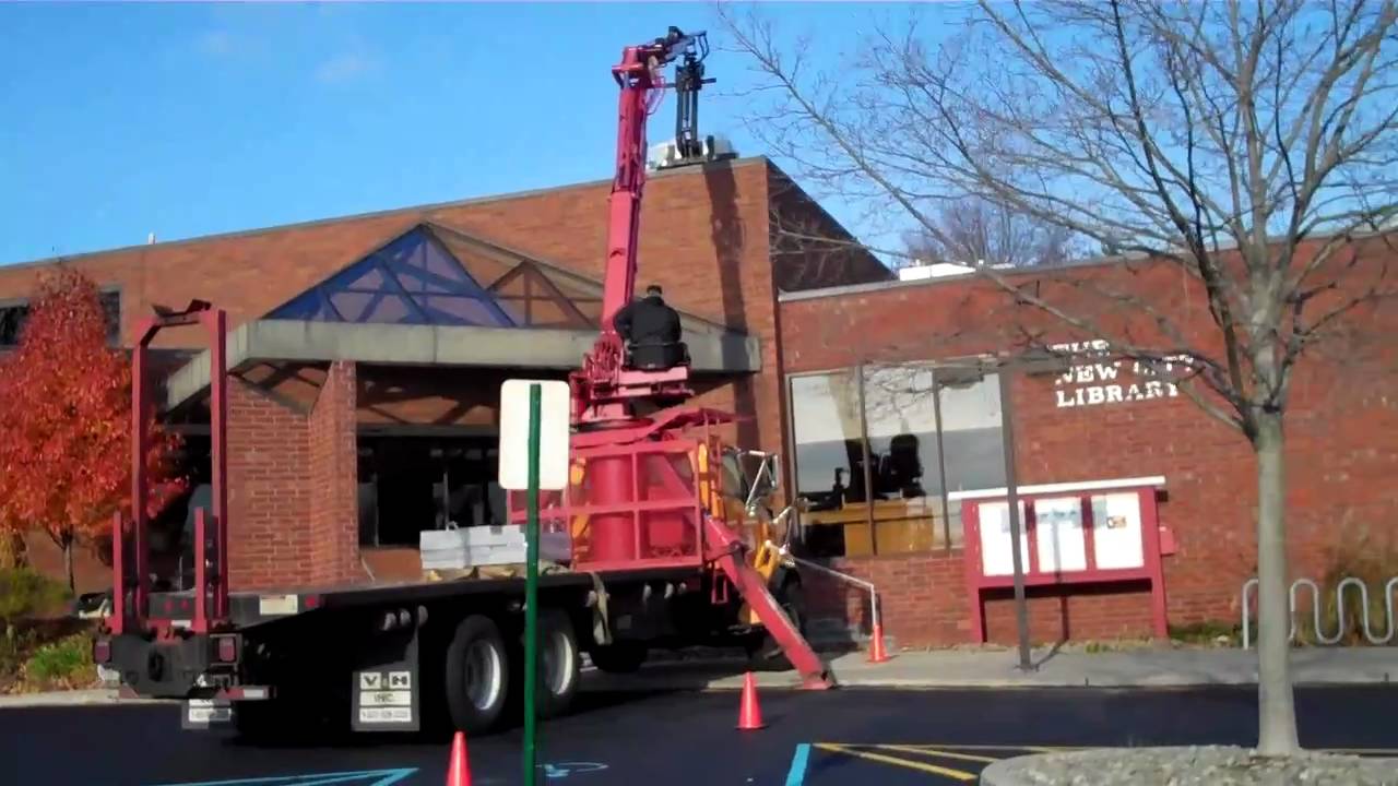 boom truck delivery.mp4 YouTube