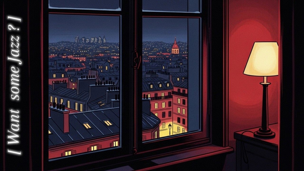 Jazz Playlist | Paris at Midnight, Vintage Jazz Flowing Quietly