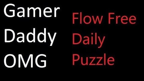 Flow Free Daily Puzzle - Sunday, April 5, 2020