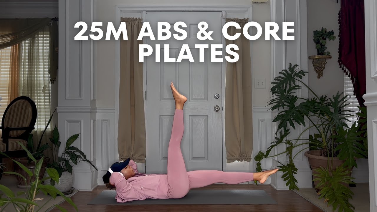 25 MIN PILATES CORE & AB WORKOUT | At-Home Routine (No Equipment) - YouTube