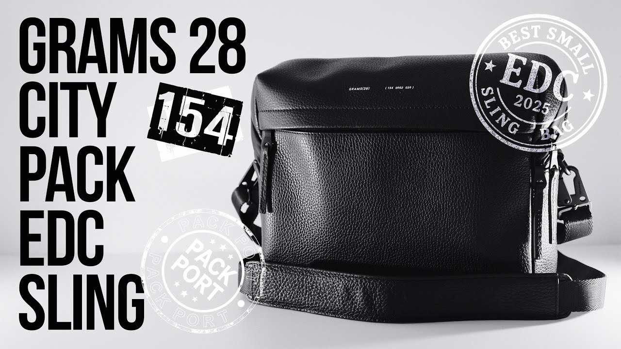 Grams 28 - 154 City Pack Review - Best Luxury Small EDC Bag 2025