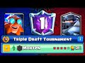 I am the best Triple Draft Player in Clash Royale! 🌍🥇