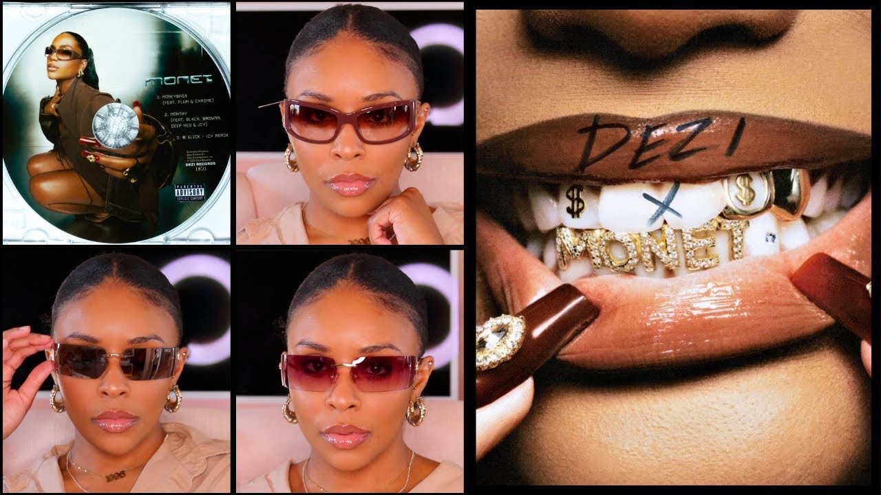 Dezi x Monet Sunglasses Style: Montay Icey Clear Mirror Lense Shield Sunglasses Ahnesti Monet McMichael | THE COLLECTION IS LIVEEEE ?? I  main image 2