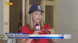 Volunteers help build local veteran's new home