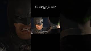 THAT’S NOT FUNNY #joker #batman #gotham #dc #dccomics #batmanarkham #batmanarkhamorigins #gaming