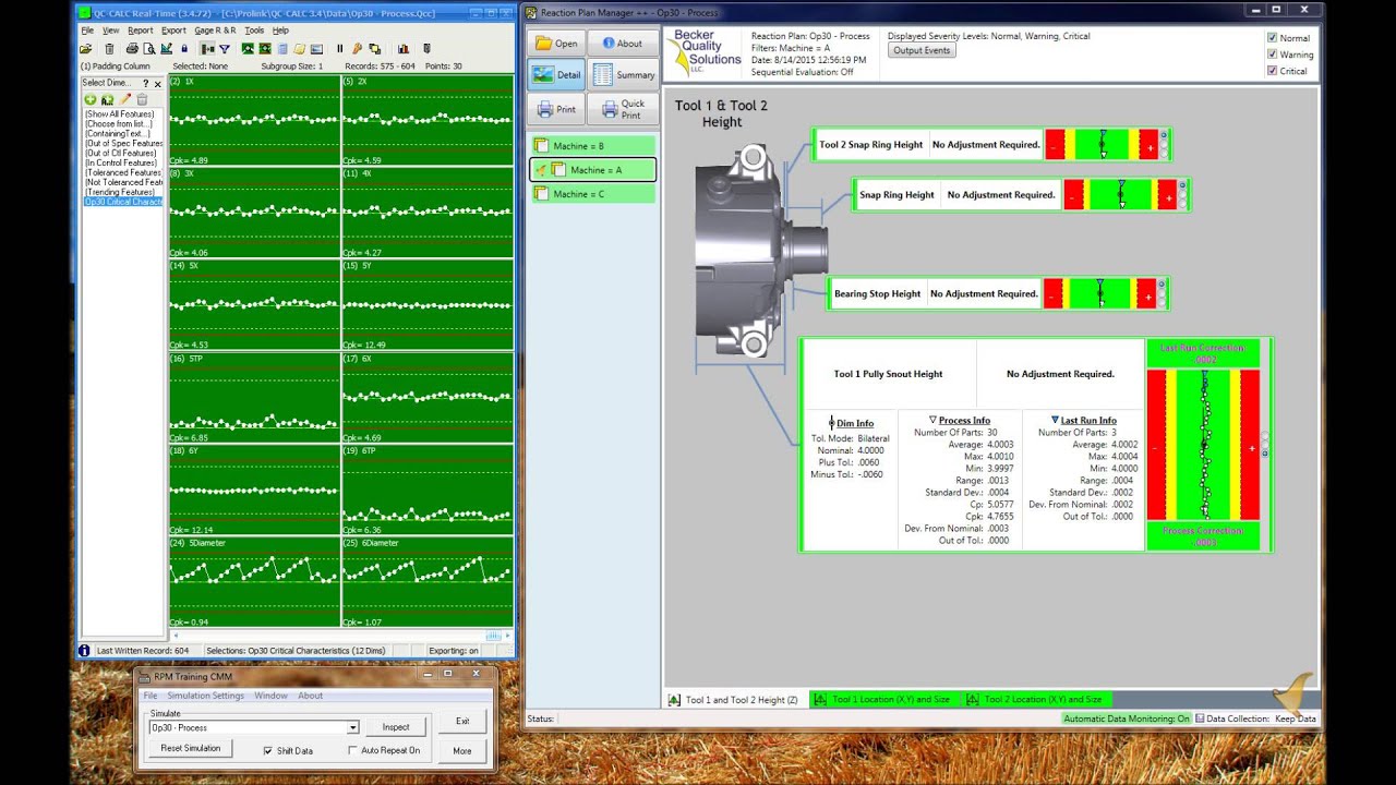QC-CALC Real-Time and Reaction Plan Manager++ Demonstration