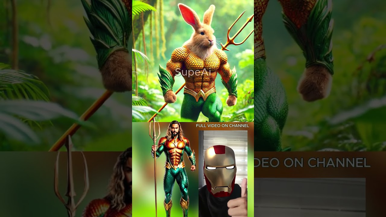 🔥 Superheroes But Rabbit🐰😱 Vengers 🔥Part 1(Marvel & DC) 