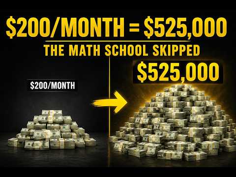 Thumbnail for How $200/Month Becomes $525,000 — Compound Interest Actually Explained