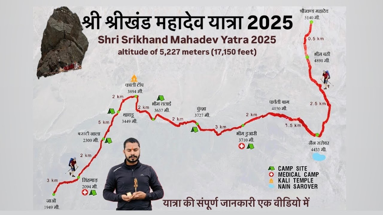Shrikhand Mahadev Yatra 2025🚩 |toughest  pilgrimage trek  #shrikhand #latestvlog #kailash #viral