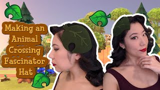 Making an Animal Crossing Item Leaf Fascinator Hat and Free Pattern