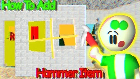 How To Add Hammer To Your Decompile! ⚒️🧗/ #video #decompile #baldisbasics