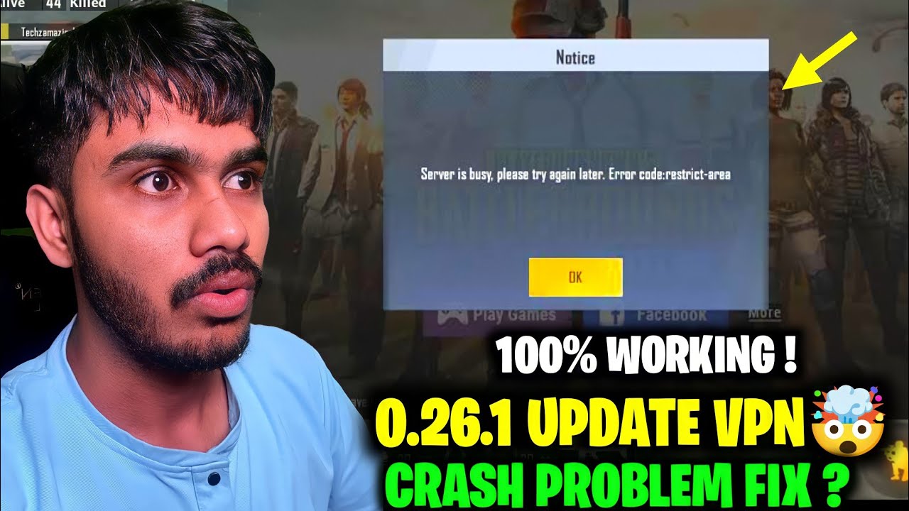 PUBG MOBILE LITE CRASH PROBLEM FIX 🤯 | TOP 5 BEST VPN ? - YouTube