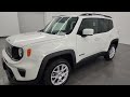 2020 JEEP RENEGADE 4X4 LATITUDE ALPINE WHITE EASTER EGG HUNT 4K WALKAROUND 23J276A