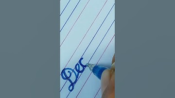 Cursive Writing Tutorials, December, #shorts #cursivewriting #handwriting