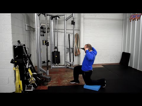 Half Kneeling Cable Face Pull - THIRSTgym.com