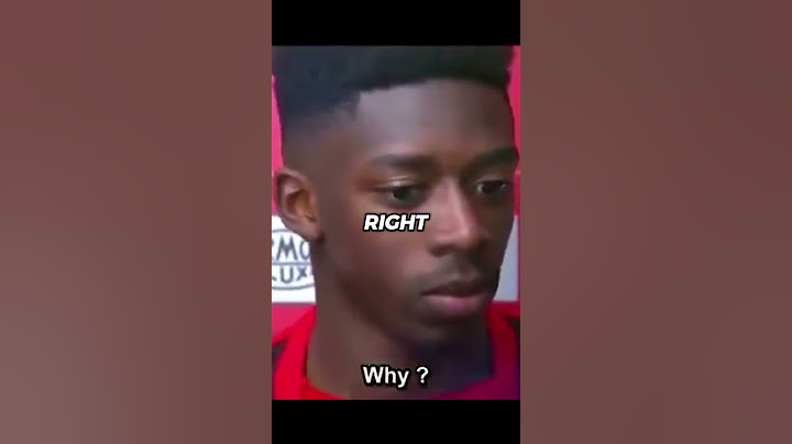 DEMBELE DOESN’T EVEN KNOW IF HE’S LEFT FOOTED OR RIGHT FOOTED 🤣😭