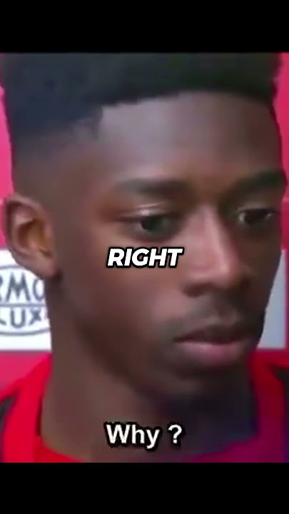 DEMBELE DOESN’T EVEN KNOW IF HE’S LEFT FOOTED OR RIGHT FOOTED 🤣😭