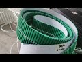 PU leather belt with special processing