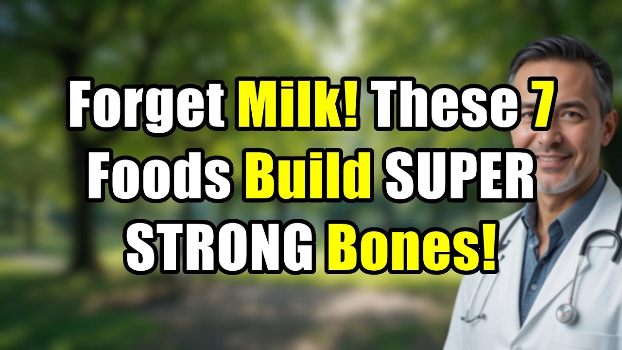 SENIORS: The 7 Calcium FOODS STRONGER Than Milk! Get Super Strong Bones!