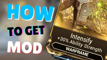 How to get Intensify in Warframe