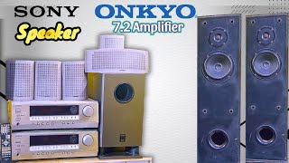 Onkyo Amplifier 7.2 Av Receiver HT -R330 WRAT Wide Range AMP Technology 