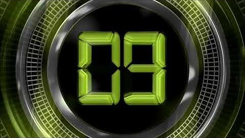 Cool Countdown 10,9,8,7,6,5,4,3,2,1