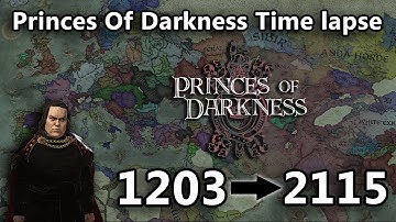 Princes Of Darkness Timelapse | Crusader Kings 3 (Ck3 Timelapse)