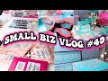 Work with me small business vlog 49 making freshie molds shirts digital designs  packing orders