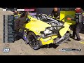 accident of the Lamborghini Huracan GT3 Evo 2 of the ARC Bratislava team in the "Eau Rouge" corner