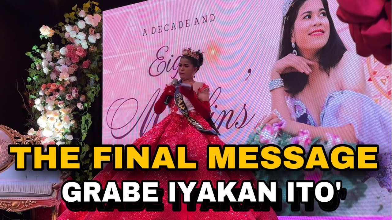 PART 4 ANG INIYAKAN NG LAHAT ANG FINAL MESSAGE NI MAYLIN SA KANYANG DEBUT