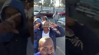 Crip Mac 🎼🎵🎶 All The Smoke 💨 homies chilling behind scenes Compton Ca