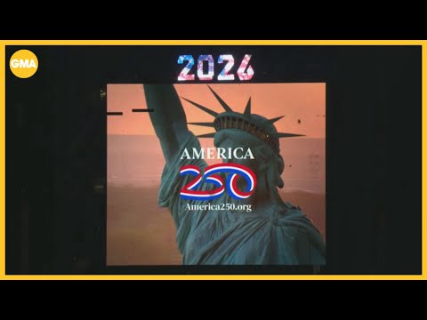 New Year S Eve Ball Drops Twice As US Begins 250th Anniversary 