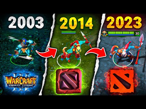 Сыграл во Все Версии ДОТЫ на Одном Герое ! Ностальгия...😰