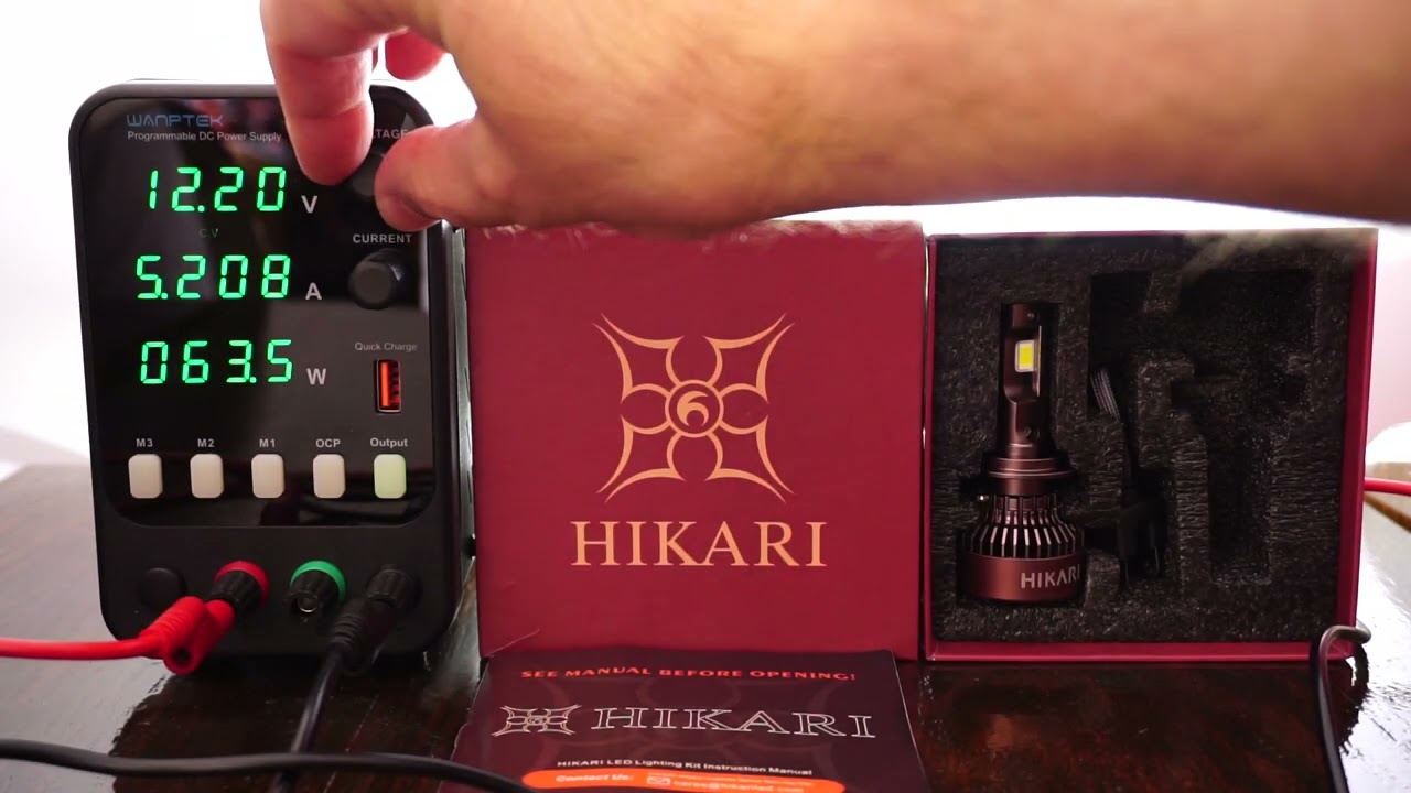HIKARI 2024 DARKENEX LED 6000K Power Consumption Test - YouTube
