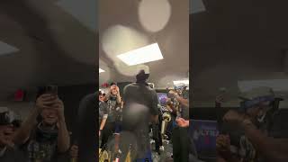 The Knicks celebrations were WILD 🍾