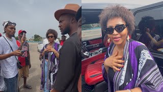 Regina Daniel didn’t see this hug gift coming from the governor just a day to her event Gwagon gift 
