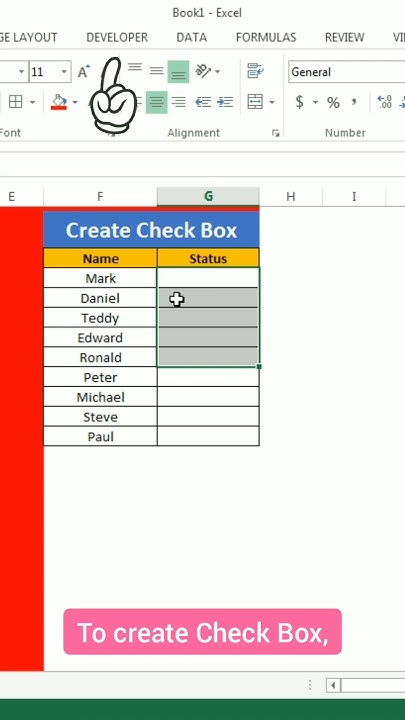 how-to-create-check-box-in-excel-shorts-youtube