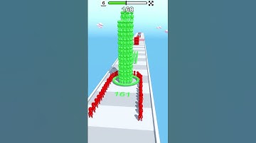 Human crowd tower Stack Run 3D lv6