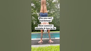 Why you can’t handstand